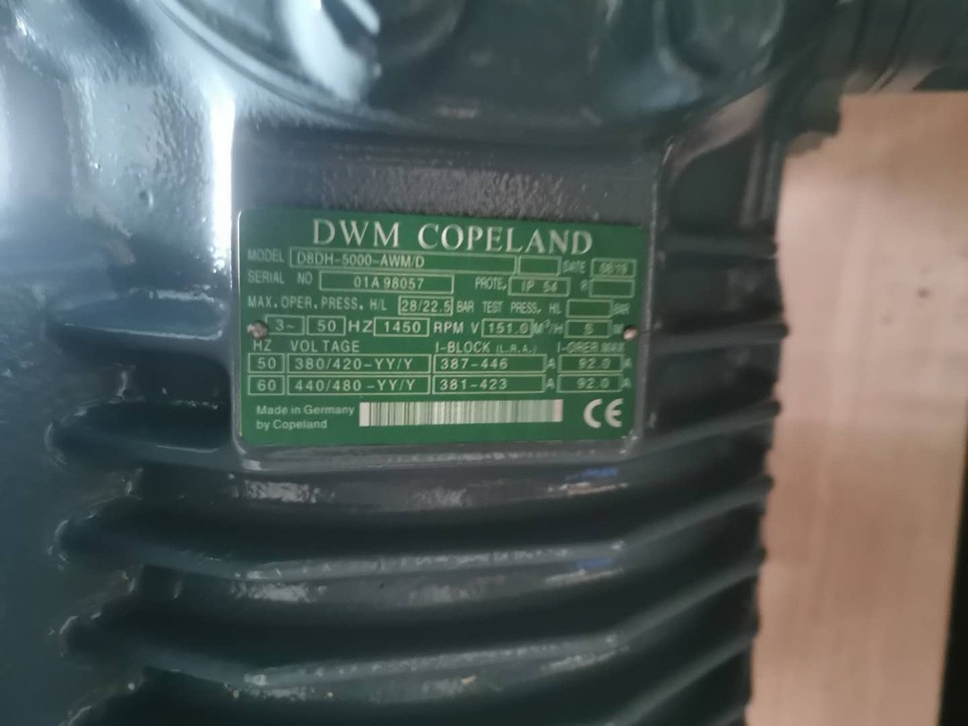 D8DH-5000-AWMD Emerson Copeland Refrigeration Compressor